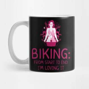 Biking: Loving It, Cyclist Mug